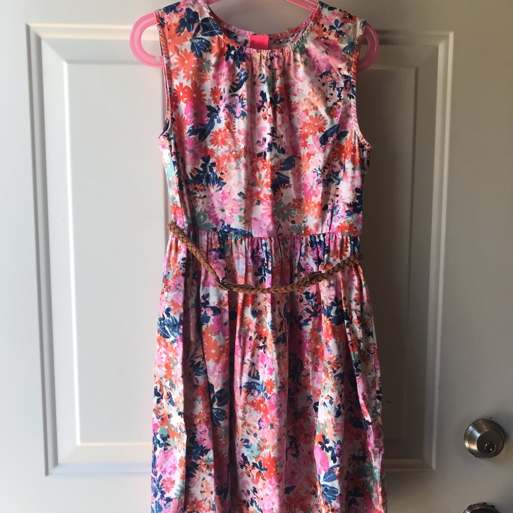 Girls Sleeveless Flower Dress CrewCuts